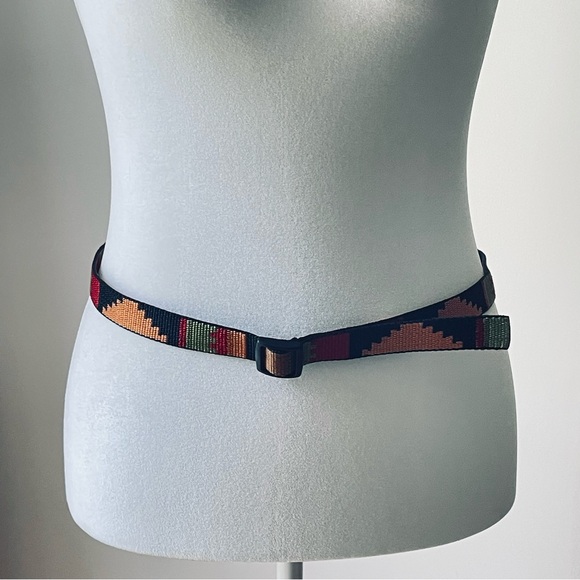 Bison Designs Woven Tapestry Patterned Women's Belt Medium - Picture 1 of 11